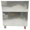 Vestil Tool Box, Casters, Silver, Aluminum, 60 in W x 36 in D APTS-3660-C